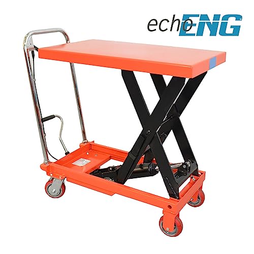 Carrello sollevatore con piattaforma a pantografo