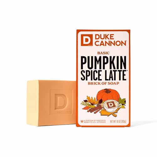 Image of Duke Cannon Supply Co. Big Brick of Soap - All Skin Types, Masculine Scent, 10 oz (Pumpkin Spice Latte)