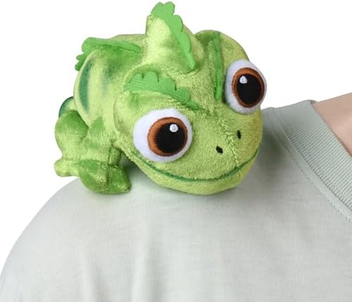 KRK 6inch Pascal Lizard Plush Shoulder Toy, Chameleon Animal Plush, Magnet Buddy Pascal Doll image 5