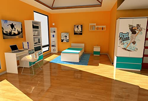 Best For Kids Kinderzimmer Jugendzimmer Komplett Set Street Game (Set,...