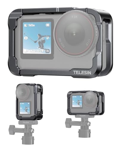 TELESIN A~P[W DJI Osmo Action 6 ɑΉ cBe یt[ ڑ\ Or B_ Cg }CNȂ 1/4C`lWER[hV[t DJI Osmo Action 6 ANZT[ ɑΉ