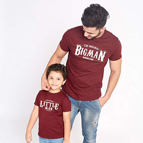 Bon Organik Cotton Big Man Little Man Matching dad Son tees Black Color 3 Bon Organik Cotton Big Man Little Man Matching dad Son tees Black Color - Image 3