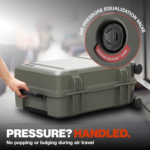 Image of Pelican ATX Luggage - Hardside Carry On Luggage with Wheels - 22 Inch Carry On Bag - Airline Approved (Charcoal)
