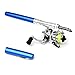 Lixada Pen Fishing Rod Reel Combo Set Premium Mini Pocket Collapsible Fishing Pole Kit Telescopic Fishing Rod + Spinning Reel Combo Kit 1M / 1.4M / 1.8M / 2.1M