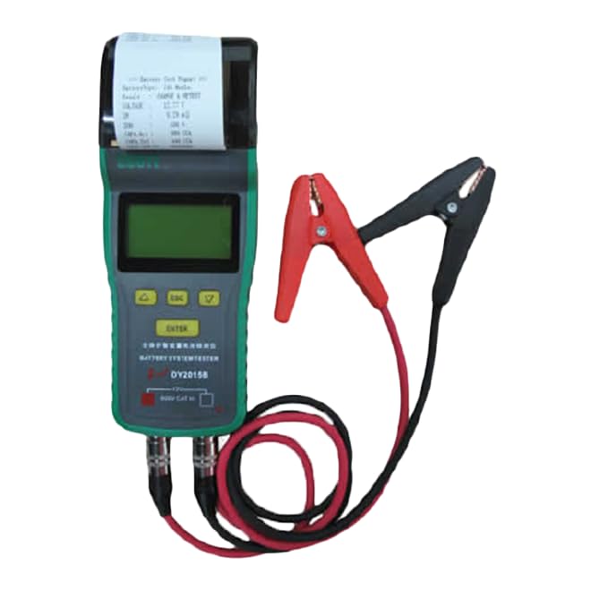 Generic Duoyi Instrument DY2015C 12V/24V Automotive Battery Powered Electric Circuit Testing Device with Printer and Carrying Case, Green