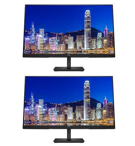 Image of HP Series 3 Pro 27-inch 327pf Full HD (1920 x 1080) 100Hz 5ms LCD IPS Monitor, 2-Pack Bundle, Eye Ease, HDMI, VGA, DisplayPort