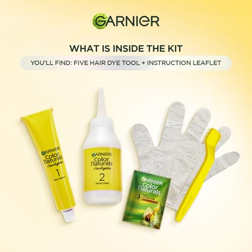 Image of Garnier Color Naturals Hairlighter | No Bleach No Ammonia | Natural Looking Highlights on Dark Indian Hair | Lasts Upto 8 weeks | 48g + 72ml + 5ml