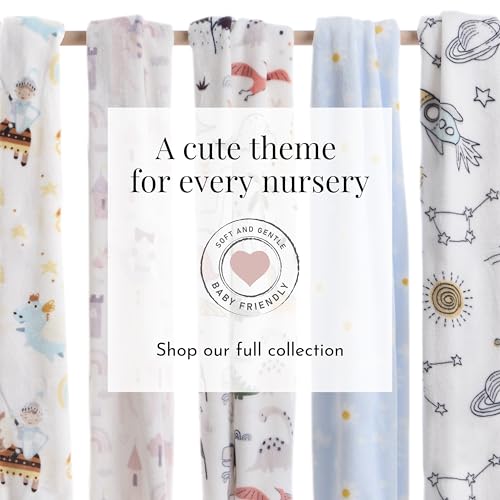 Image of Evolur Astro Nap 2 Piece Gift Set, Includes Blanket with Lovey, Warm and Cozy Baby Blanket, Machine Washable Nursery Bed Blanket, Soft and Charming Lovey