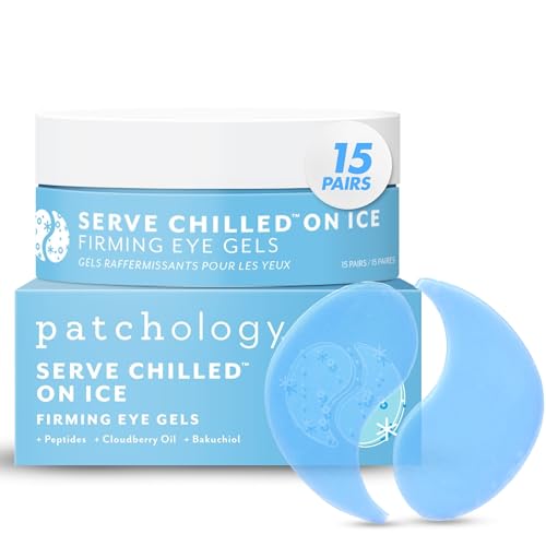Patchology Iced Cooling Under Eye Mask Patches with Peptides, Clo...