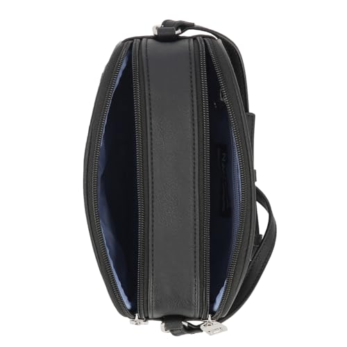 Nautica Candid Camera Adjustable Crossbody Bag, Embossed (Black)3