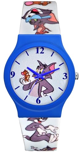 Image of Acnos Character Kid's Happy Colorful Water-Resistant Durable Watch for Boys Kids Boy with Fun Designs Adjustable Strap Positive Messages Watch for Kids