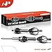 A-Premium Pair (2) Front CV Axle Shaft Assembly - Compatible with Volvo XC70 2008-2015 3.0L 3.2L, AWD Models Only - Front Driver and Passenger Side