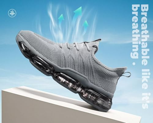 Image of Men's Air Running Shoes Non Slip Workout Casual Sport Shoes for Men Basketball Sneakers Fashion Tennis Sport Fitness Cross Trainers
