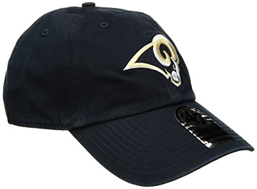 NFL St. Louis Rams Clean Up Adjustable Hat, Navy, One Size Fits All Fits All