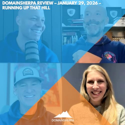DomainSherpa Review &ndash; January 29, 2026 &ndash; Running Up That Hill Podcast Por  arte de portada