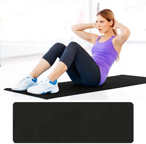 Gymnastikmatte, Yogamatte Fitnessmatte Rutschfest Trainingsmatte Sport Turn Matten Pilates Matte Bodenturnmatte, Pilates Matte für Heimtraining, rutschfeste Sport-Matte, 173 x 58x 0.4 cm