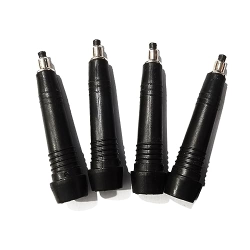 4 個トレッキングロッド先端ハイキング 3.15 インチほとんどのウォーキングスティック高齢者用ゴムエンドキャップアルミウォーキング