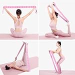 11 Loops Stretch band - Yoga, Pilates, Ballet, and Physical Therapy Stretching strap for Flexibility, Leg Stretching, and Exercise - Durable Stretching equipment for Dance and Fitness - Image 4