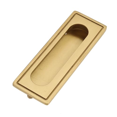 Garosa Recessed Invisible Flush Pull Brass Cabinet Hardware for Cabinets Drawers Furniture - Image 3