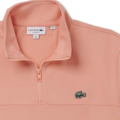 Lacoste Men's Zip Neck Cotton Blend Sweatshirt, Miami, XX-Large - 1