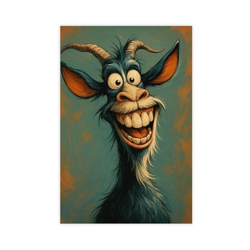 Poster ferme fantastique sur toile idée cadeau original pièce