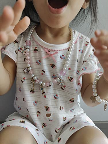 Ynotus Little Girl Necklace Jewelry Box Set, Necklace, Bracelet, Jewelry, Ring, Earrings And Unicorn Jewelry Box. Baby Girls Party Dress Up Toys, Daughter Birthday Gift 6Pcs #TOP5