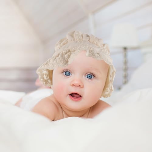 Gorro para niño ajustable que evita quemaduras solares con algodón transpirable 5
