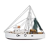 Shrimp Boat 7 Inches Long, Fully Assembled Not a Kit