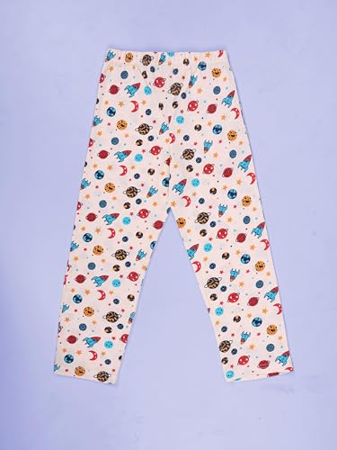 Image of KiddoPanti Boys Printed Pyjama | 100% Cotton Single Jersey Fabric | All Over Printed Design | Relax Fit & Ankle Length | Pyjama Pant