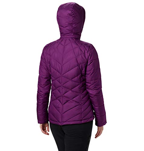 Image of Columbia Women's Omni-Heat Reflective Heavenly Hooded Hiking & Trekking Down Standard Length Jacket