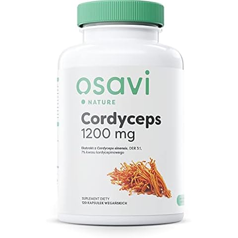 Osavi Cordyceps, 1200mg - 120 Vegan caps Cover