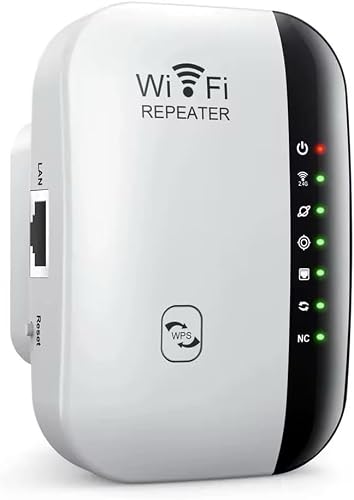 Wi-Fi Range Extender, 300 Mbps, 2.4 GHz, Wall Plug-In Design, with Ethernet Port, WPS Setup, Repeater and Access Point Mode