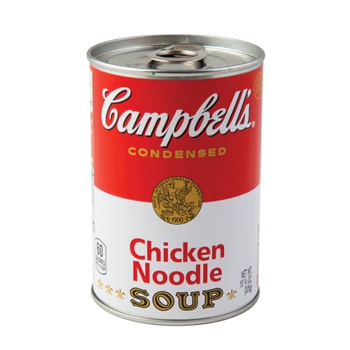 BigMouth Inc Campbells Chicken Noodle Soup Can Diversion Safe - Hidden Safe for Money Stash - Secret Compartment, Hidden Storage, Fun Gag Gift and Cool Money Container