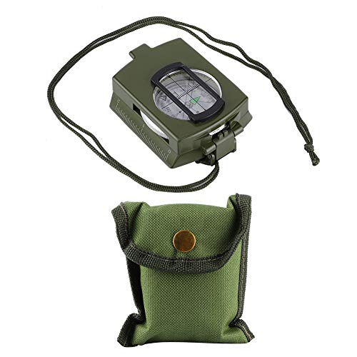 Brújula militar Lensatic para supervivencia y senderismo miniatura 1