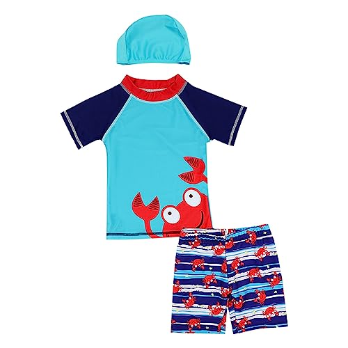 Maillot de bain une pièce bébé garçon anti-UV UPF50+ à manches longues et zip