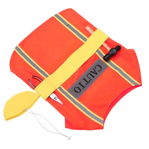 Disfraz adorable para perro Totority talla L color naranja