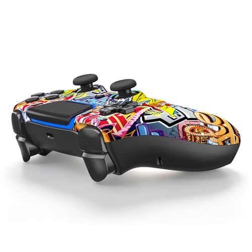 Image of Hiyuky Wireless Controller Compatible with PS5 /Slim /Pro /PC with Dual Vibration /6-Axis Gyro /3.5mm Audio Jack /1560mAh Battery /Touchpad /Microphone /Mute Button