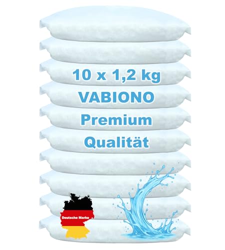 Nachfüllpackungen, Granulat im Vliesbeutel für Raumentfeuchter Luftentfeuchter 10 x 1,2 kg VABIONO