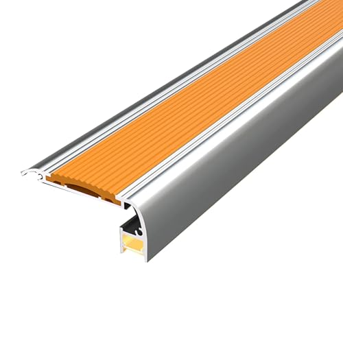 Canal LED para escalones en terrazas residenciales y accesos de jardines oscuros