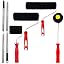 Red - Drywall Compound Roller Set
