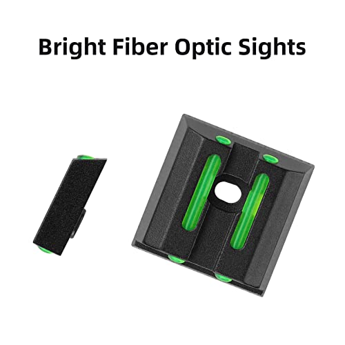 No-Tritium Fiber Optic Red/Green Sights for Pistol Taurus G2C, PT111, G3, TX22, G2, 709, G2S, PT140, 740, Taurus G2C Accessories Sights Set