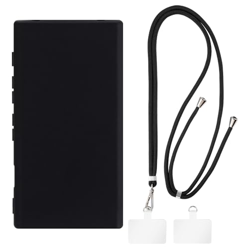 Shantime �P�[�X�ƃN���X�{�f�B�X�g���b�v�Z�b�g HiBy Digital M300 2023 �Ƃ̌݊������� �g�уJ�o�[�Ƌ����o�b�N���t�������\�l�b�N�X�g���b�v�����2���̃p�b�`�t��(�u���b�N + �u���b�N)