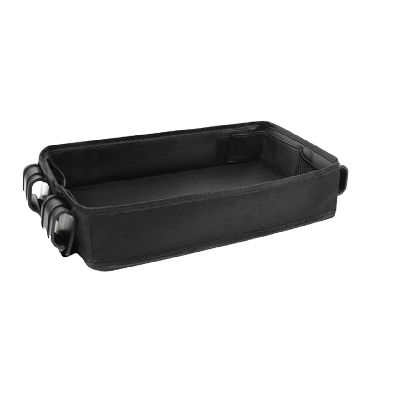 UPKOCH Plateau à Goûter Toile pour Poussette, Organisateur à Clipser Léger et Portable, Stabilité Renforcée Noir pour Voyage | Organisateur de Collations, pour Bébé et Tout-petit, Design Luxueux, Usage Voyage, Accessoire de Repas