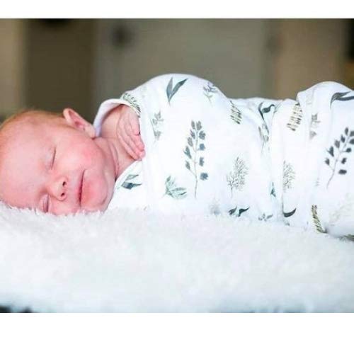 leaf swaddle blanket