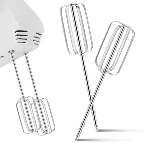 MAGICLULU 2 Pezzi Accessori Sbattitore Elettrico Pz in Acciaio per Uova e Impasti Parti Ricambio per Mixer Manuale e Trapano Miscelatore Multifunzionale Riutilizzabile