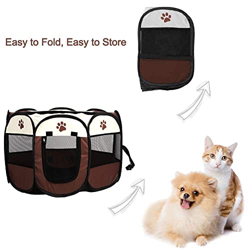 Pieghevole per Animali Domestici Box per Cuccioli