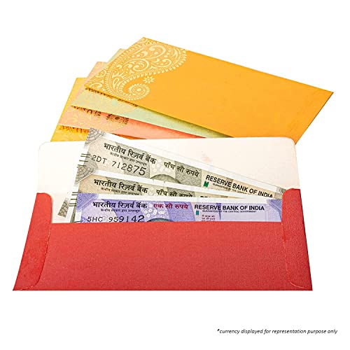 Gift Envelope (Pack Of 20+5 Free) Assorted Color Designs Money Holder Card Fancy Packet For Christmas Diwali Easter Birthday Wedding Anniversary Designer Invitation Envelopes #TOP2