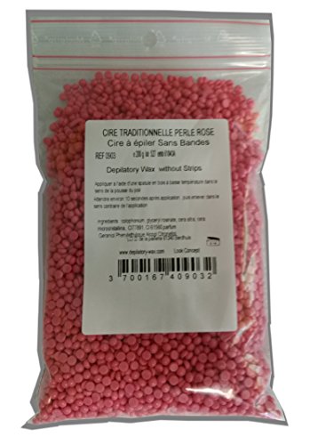 Storepil - Sachet de 200 g perles de cire à épiler traditionnelle - ROSE pour épilation