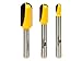 Yonico 14360q 3 Bit Core Box Long Reach Router Bit Set, 1/4-Inch Shank