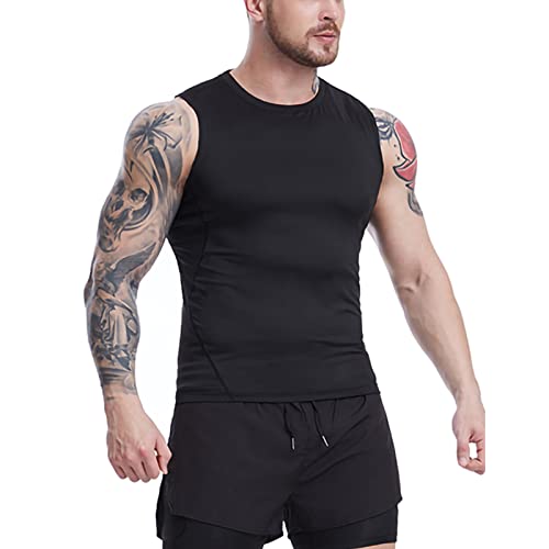 Débardeur de compression pour running et musculation en salle